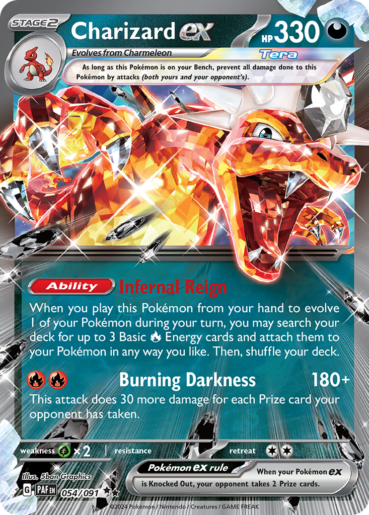 Charizard ex - 54/91 - Paldean Fates SV4PT5 - Double Rare