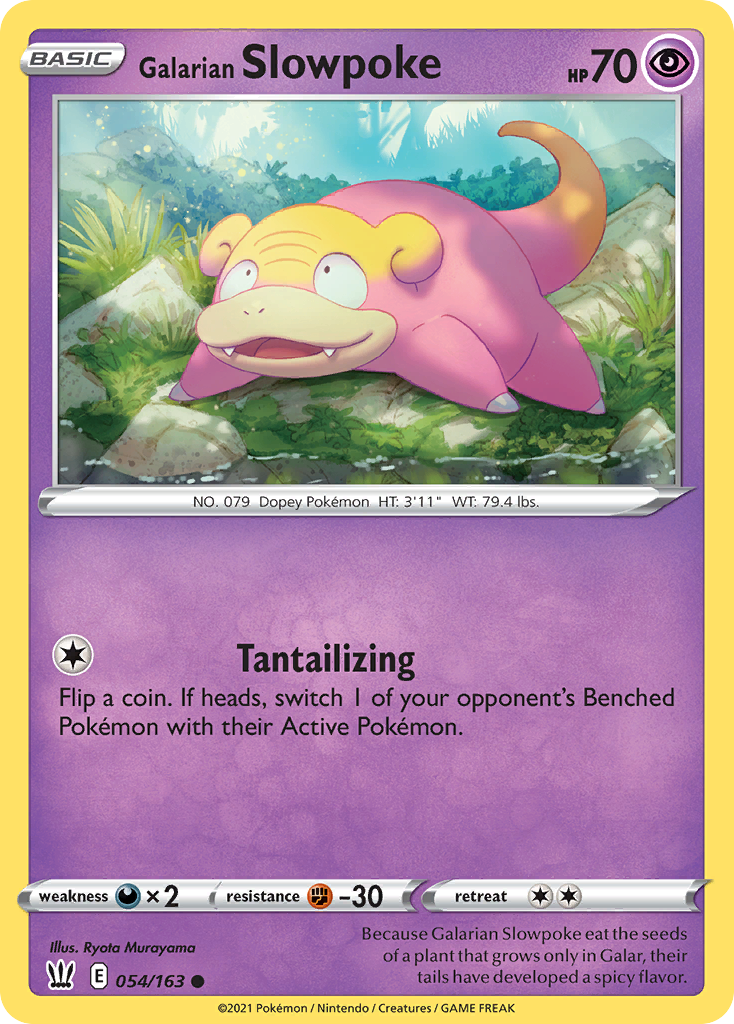 Galarian Slowpoke - 54/163 - Battle Styles SWSH5 - Common