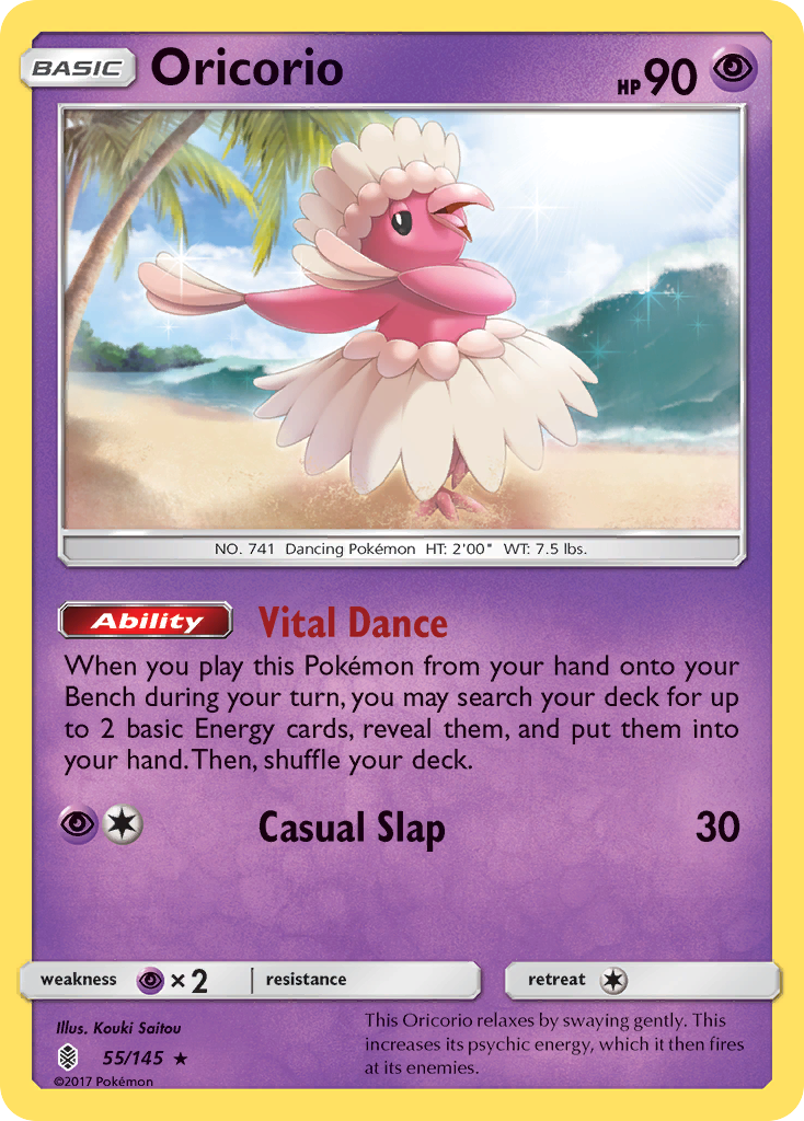 Oricorio - 55/145 - Guardians Rising SM2 - Rare