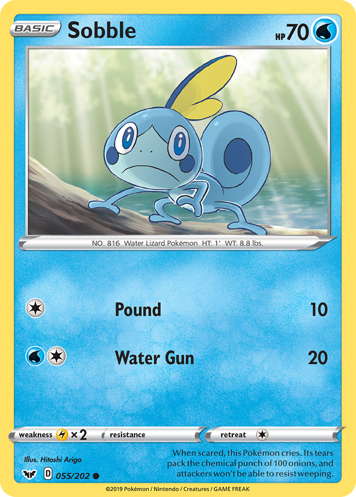 Sobble - 55/202 - Sword & Shield SWSH1 - Common