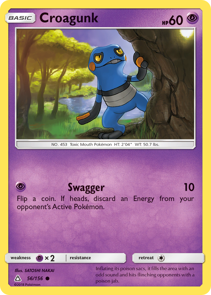 Croagunk - 56/156 - Ultra Prism SM5 - Common