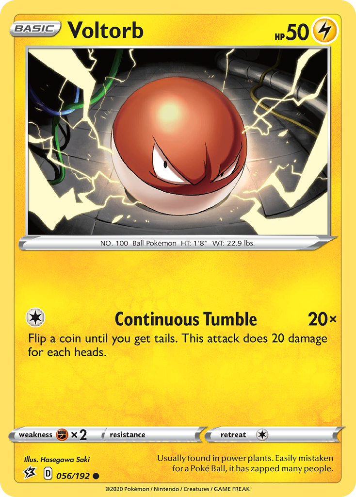 Voltorb - 56/192 - Rebel Clash SWSH2 - Common