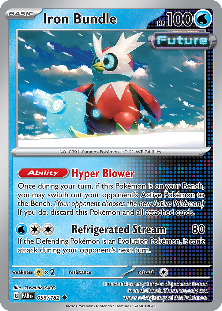 Carta Pokémon Iron Bundle de Paradox Rift #56