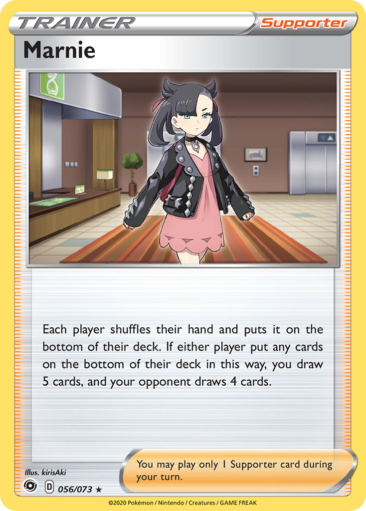 Marnie - 56/73 - Champion's Path SWSH35 - Rare Holo