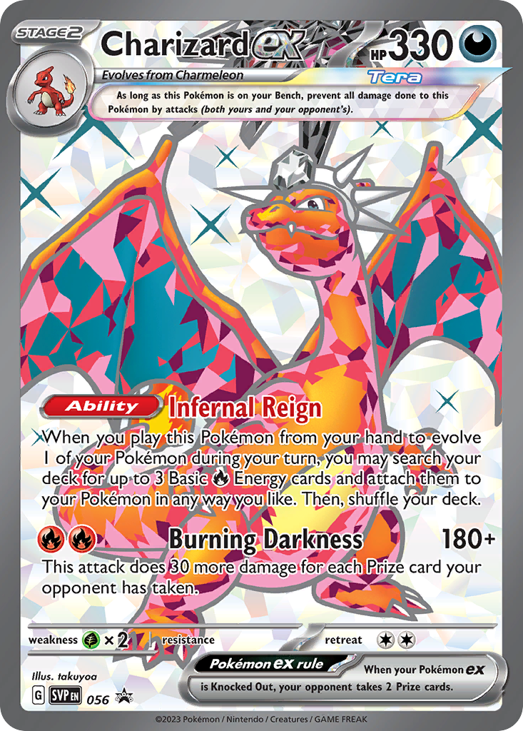 Charizard ex - 56/215 - Scarlet & Violet Black Star Promos SVP - Promo