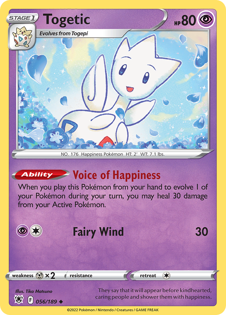 Togetic - 56/189 - Astral Radiance SWSH10 - Uncommon