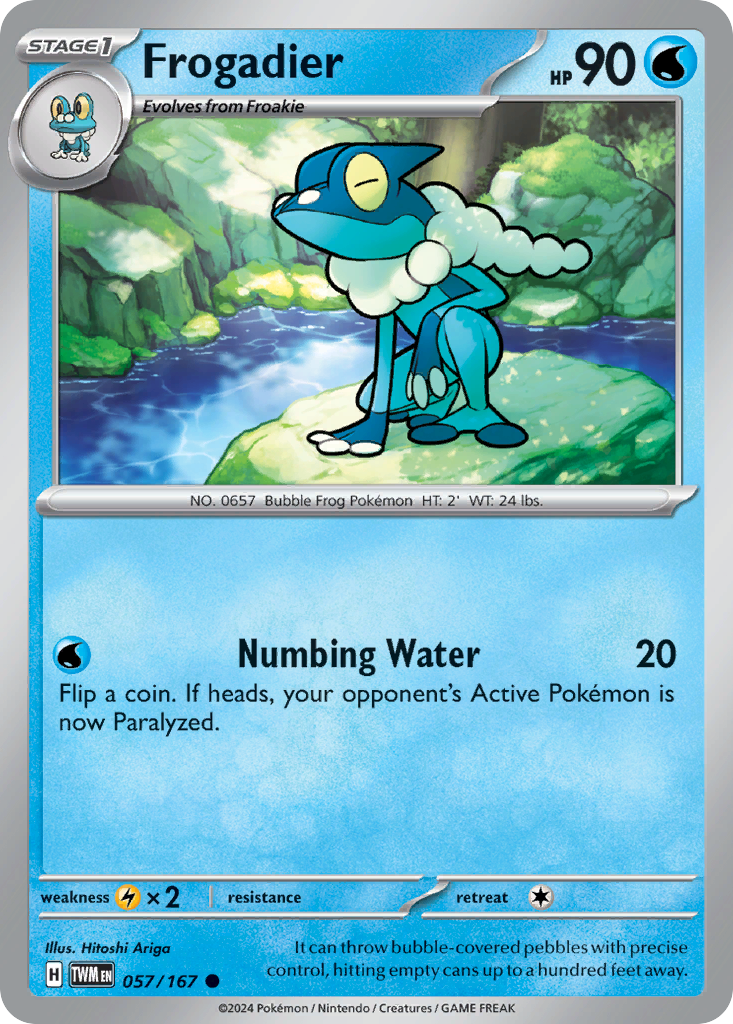 Frogadier - 57/167 - Twilight Masquerade SV6 - Common