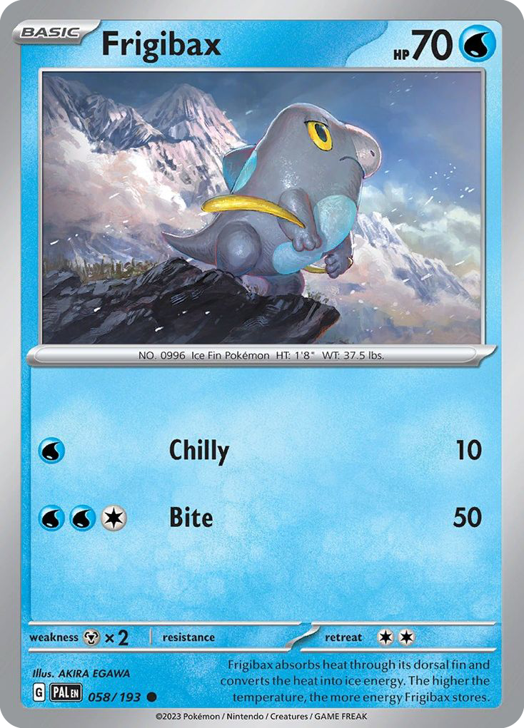 Frigibax - 58/193 - Paldea Evolved SV2 - Common