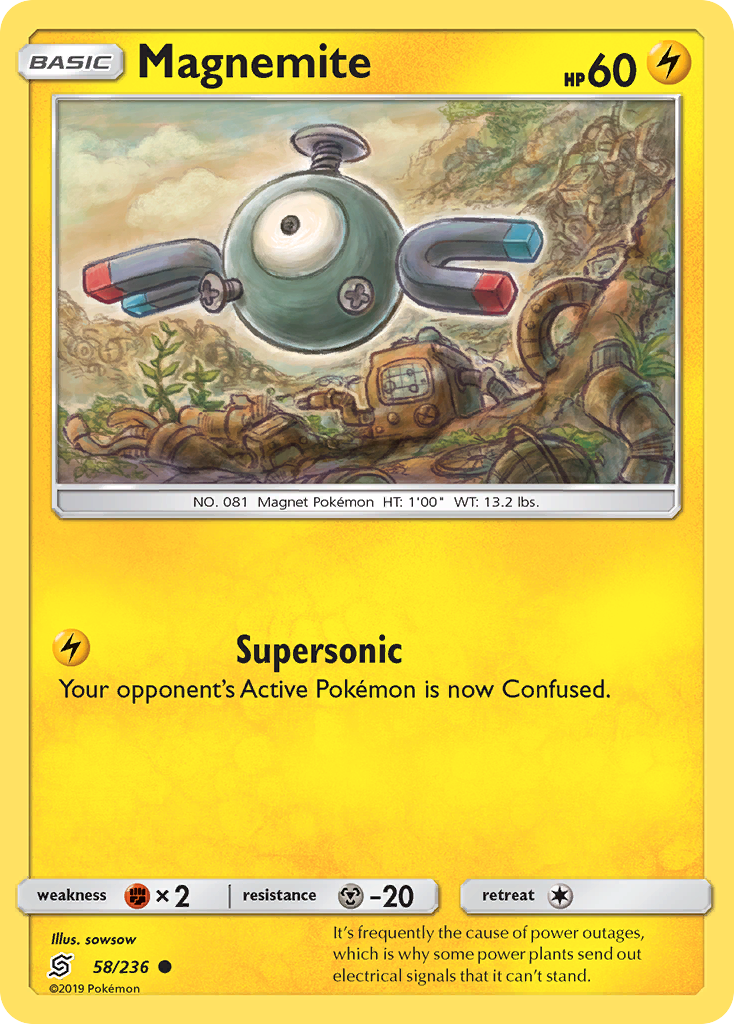 Magnemite - 58/236 - Unified Minds SM11 - Common