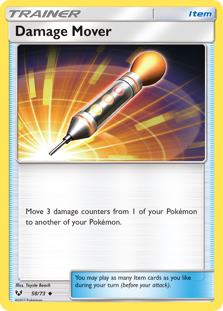 Damage Mover - 58/73 - Shining Legends SM35 - Uncommon