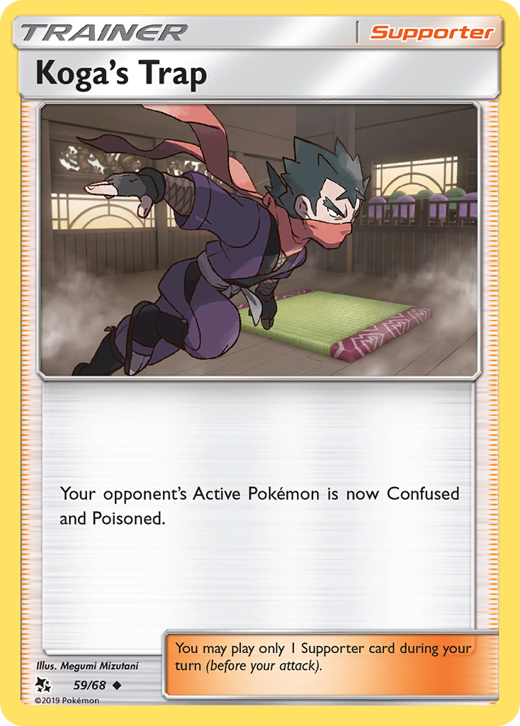 Koga's Trap - 59/68 - Hidden Fates SM115 - Uncommon
