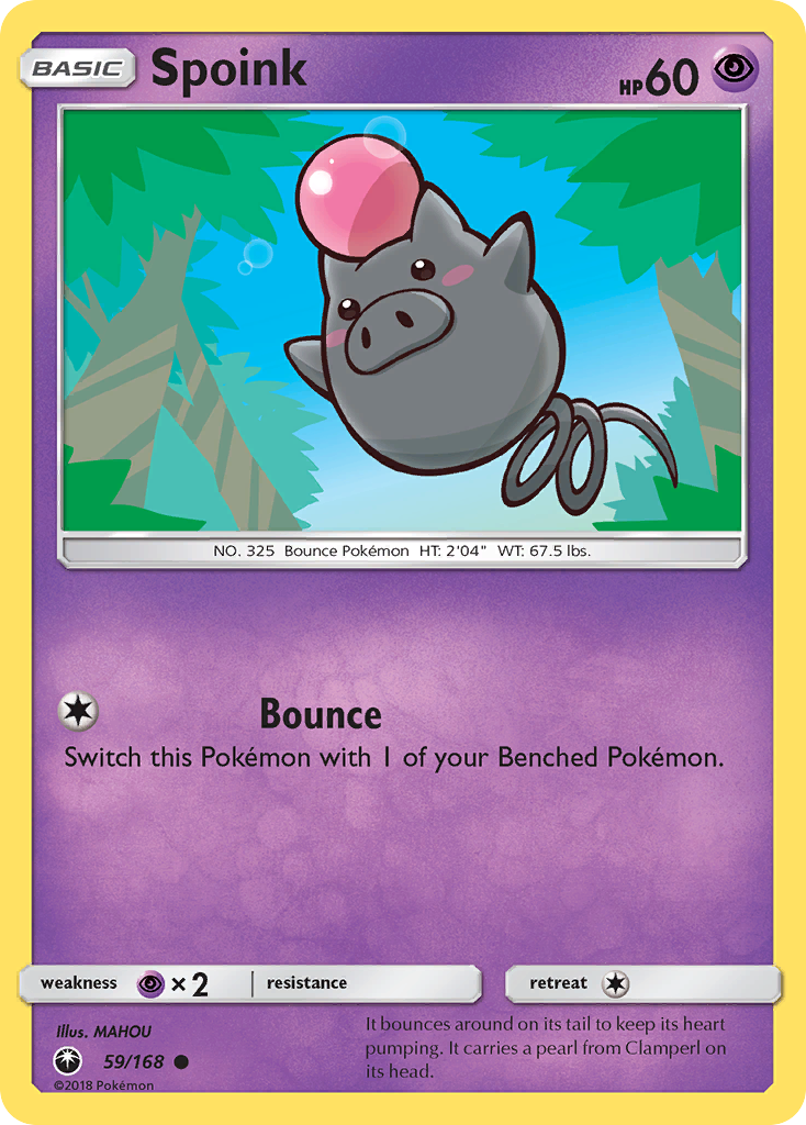 Spoink - 59/168 - Celestial Storm SM7 - Common