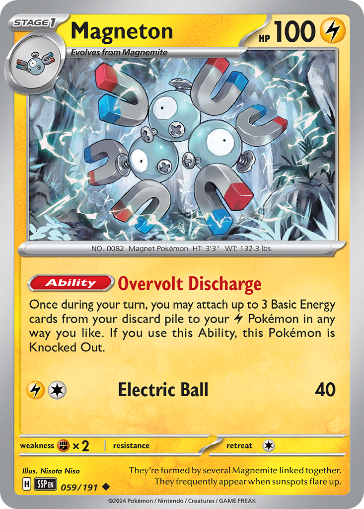 Magneton - 59/191 - Surging Sparks SV8 - Uncommon