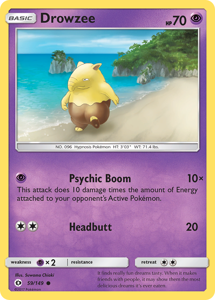 Drowzee - 59/149 - Sun & Moon SM1 - Common