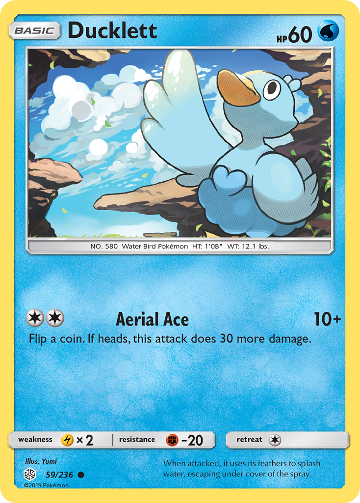 Ducklett - 59/236 - Cosmic Eclipse SM12 - Common