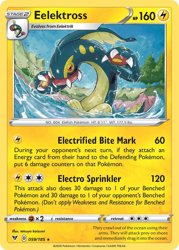 Eelektross - 59/185 - Vivid Voltage SWSH4 - Rare