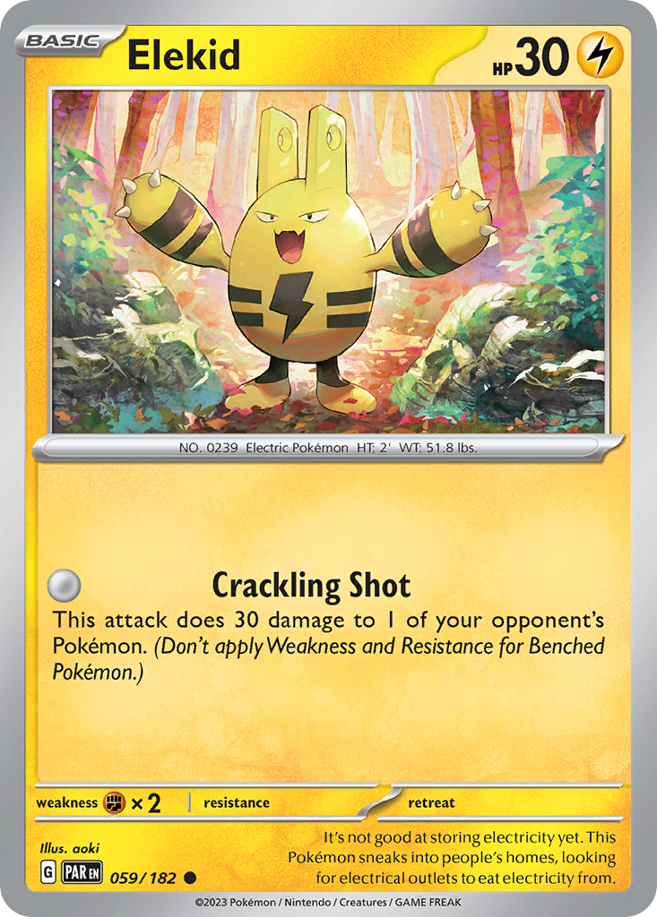 Elekid - 59/182 - Paradox Rift SV4 - Common