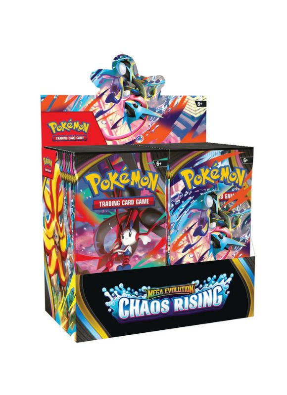(PREVENTA 18/05/26) Pokemon TCG: Chaos Rising Booster Box INGLES (Mega Evolutions)