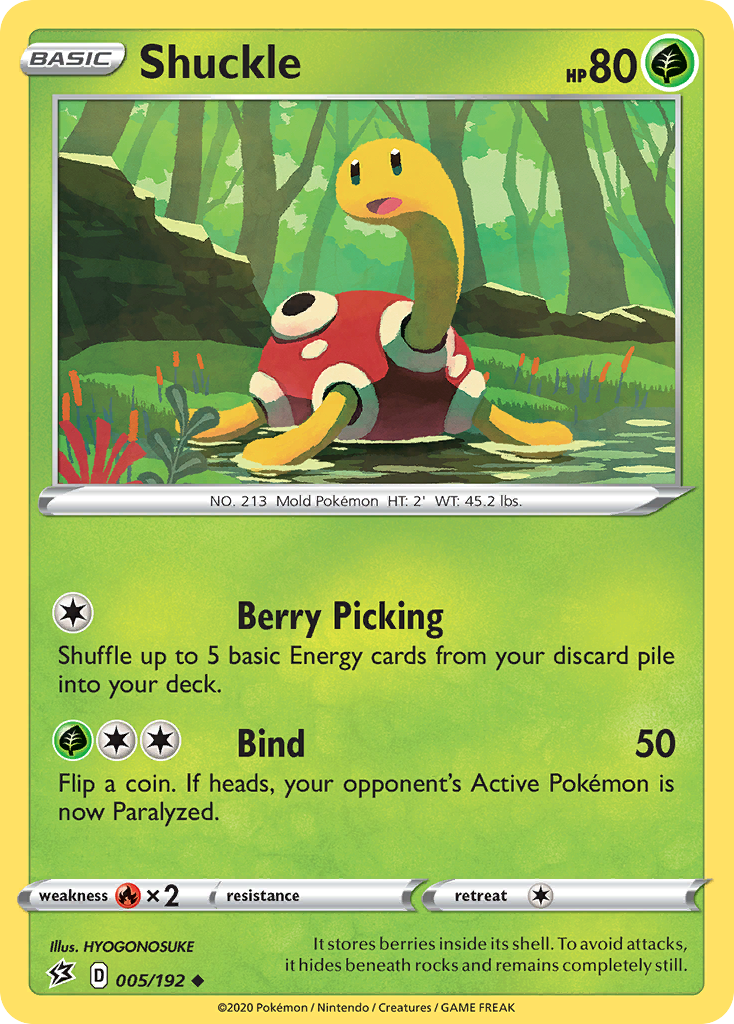 Shuckle - 5/192 - Rebel Clash SWSH2 - Uncommon