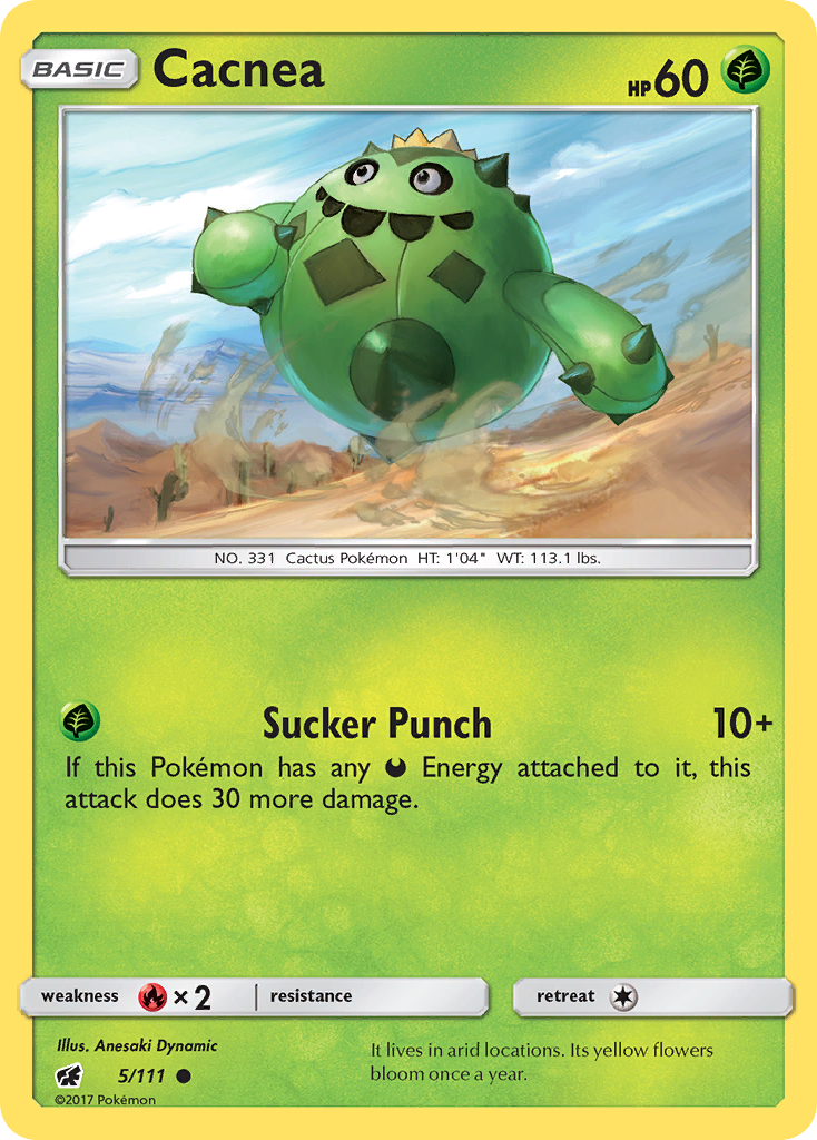 Cacnea - 5/111 - Crimson Invasion SM4 - Common