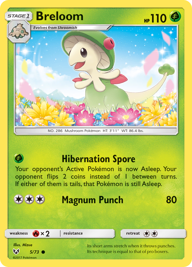Breloom - 5/73 - Shining Legends SM35 - Common