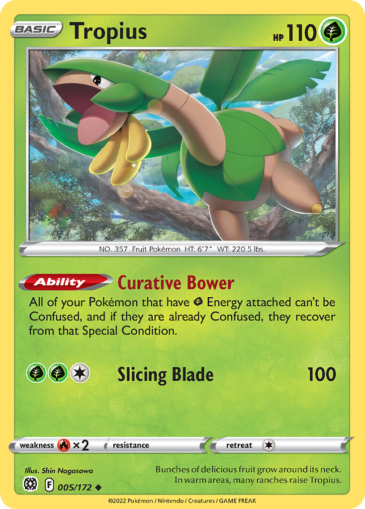 Tropius - 5/172 - Brilliant Stars SWSH9 - Uncommon