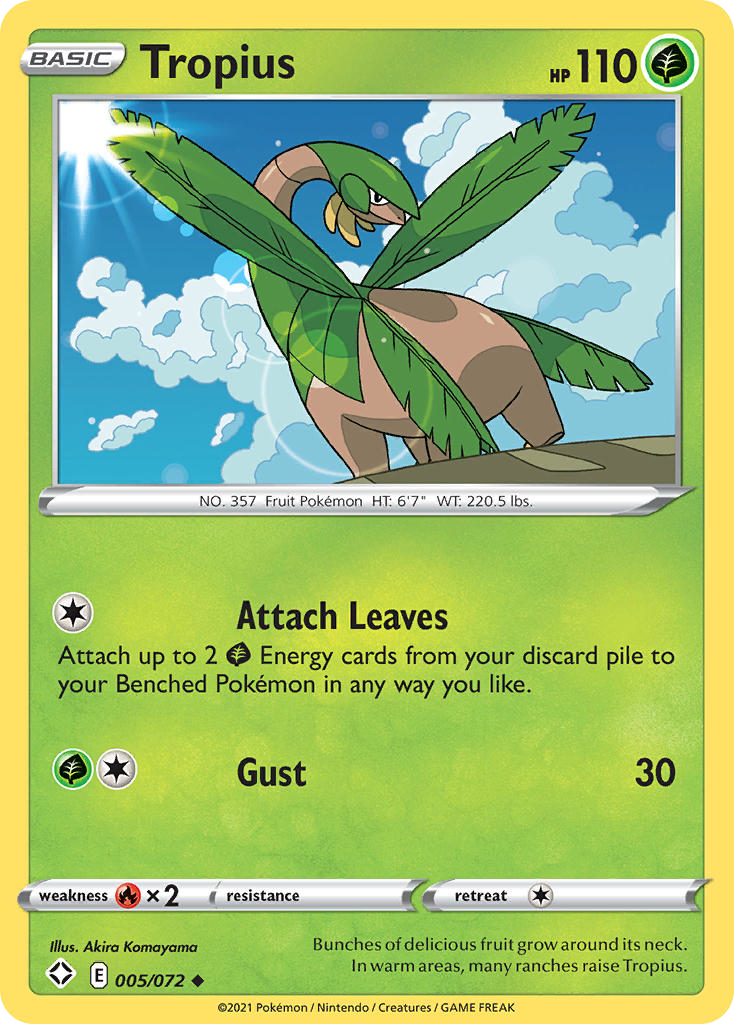 Tropius - 5/72 - Shining Fates SWSH45 - Uncommon