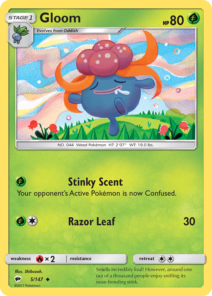 Gloom - 5/147 - Burning Shadows SM3 - Uncommon
