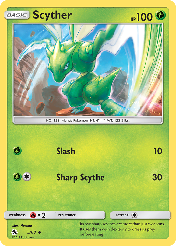 Scyther - 5/68 - Hidden Fates SM115 - Uncommon