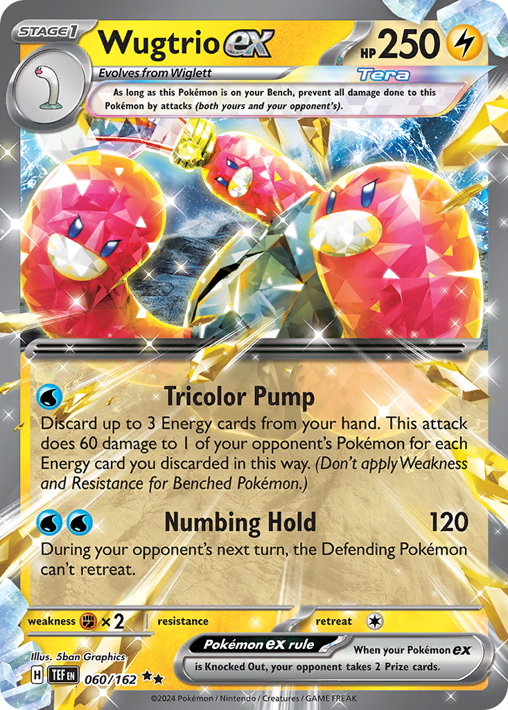 Wugtrio ex - 60/162 - Temporal Forces SV5 - Double Rare