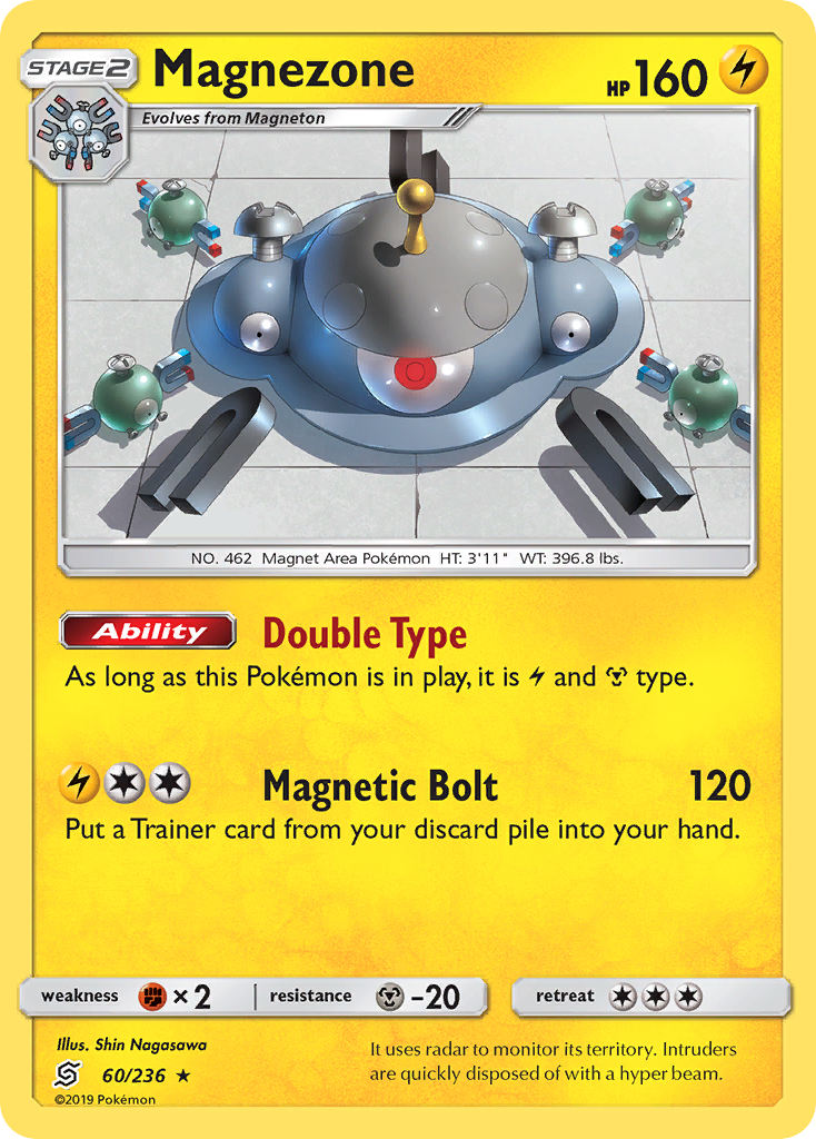 Magnezone - 60/236 - Unified Minds SM11 - Rare Holo