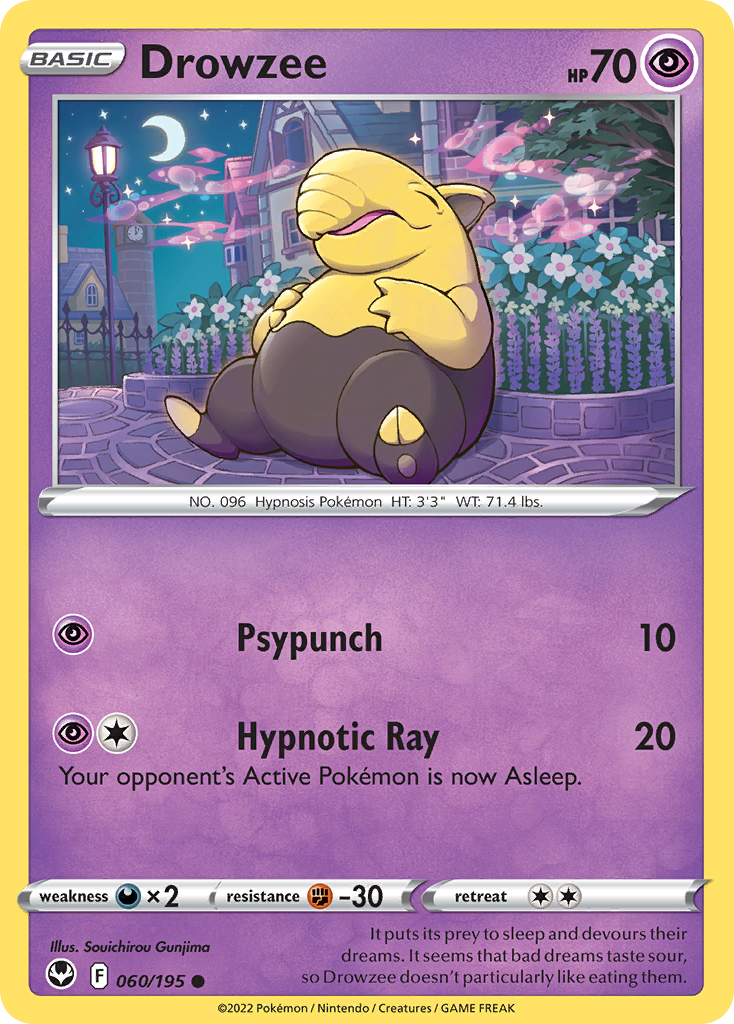 Drowzee - 60/195 - Silver Tempest SWSH12 - Common