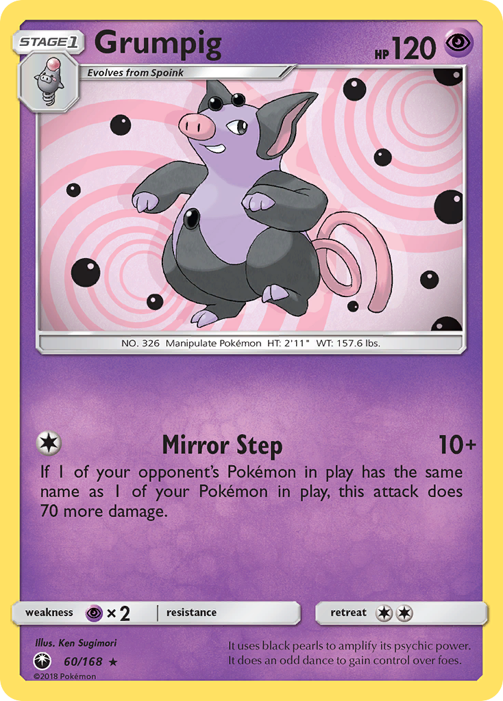 Grumpig - 60/168 - Celestial Storm SM7 - Rare