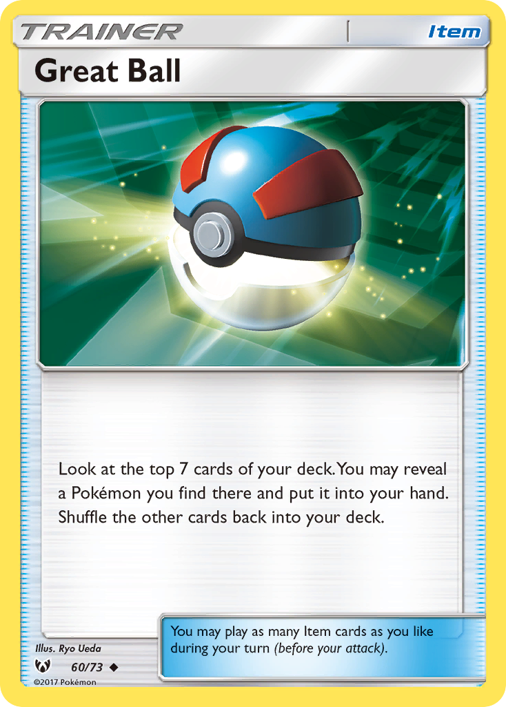 Great Ball - 60/73 - Shining Legends SM35 - Uncommon