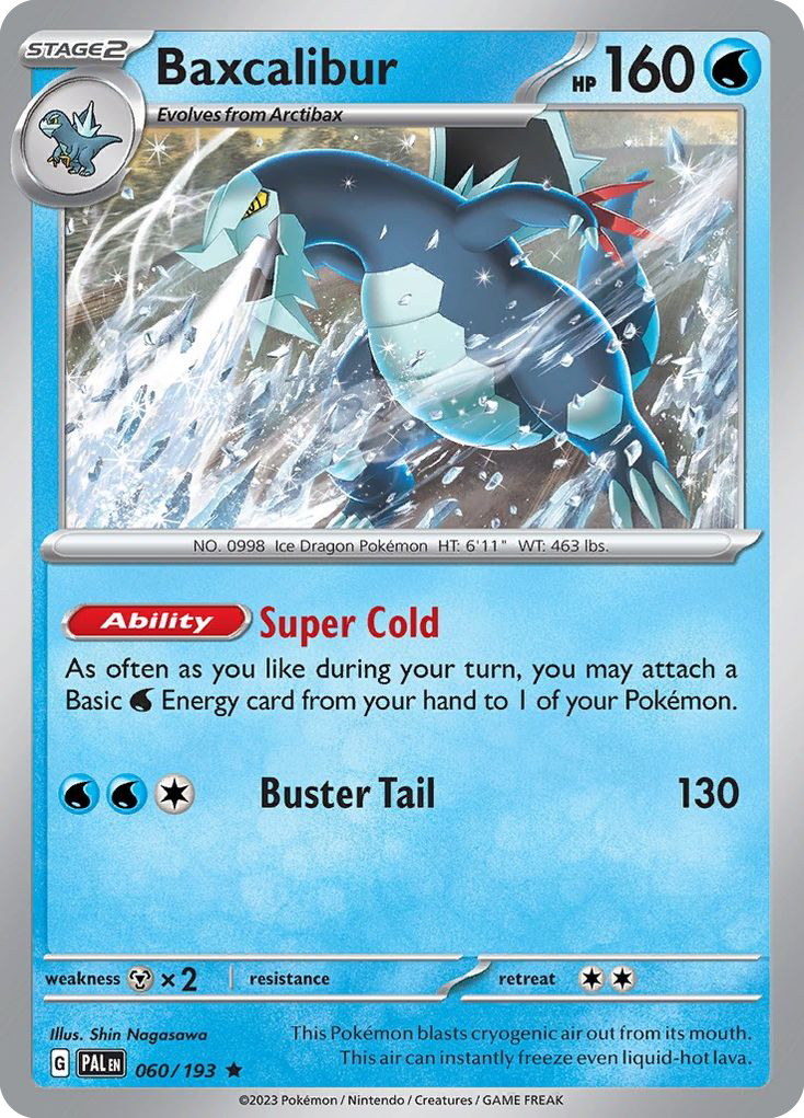 Baxcalibur - 60/193 - Paldea Evolved SV2 - Rare