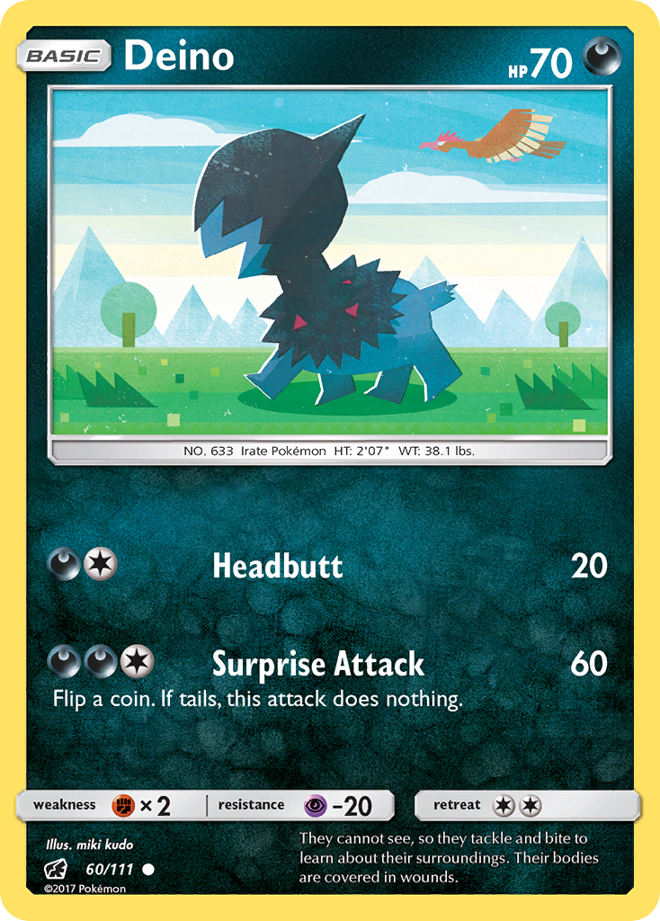Deino - 60/111 - Crimson Invasion SM4 - Common