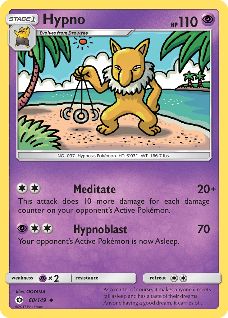 Hypno - 60/149 - Sun & Moon SM1 - Uncommon