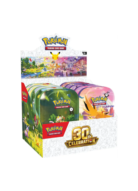 Pokemon TCG: 30th Celebration Mini Tin INGLES (Mega Evolutions)