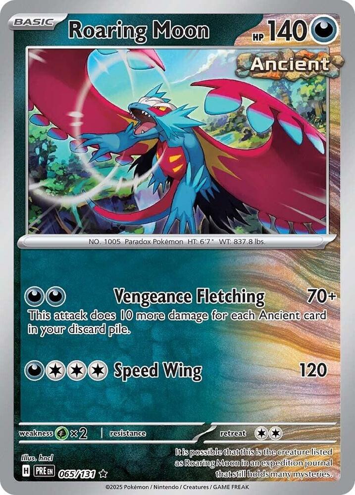 Roaring Moon - 065/131 - Prismatic Evolutions - Rare