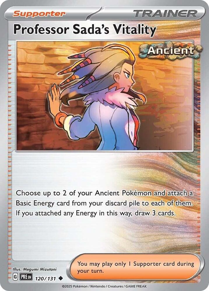 Professor Sada's Vitality - 120/131 - Prismatic Evolutions SV8PT5- Rare s