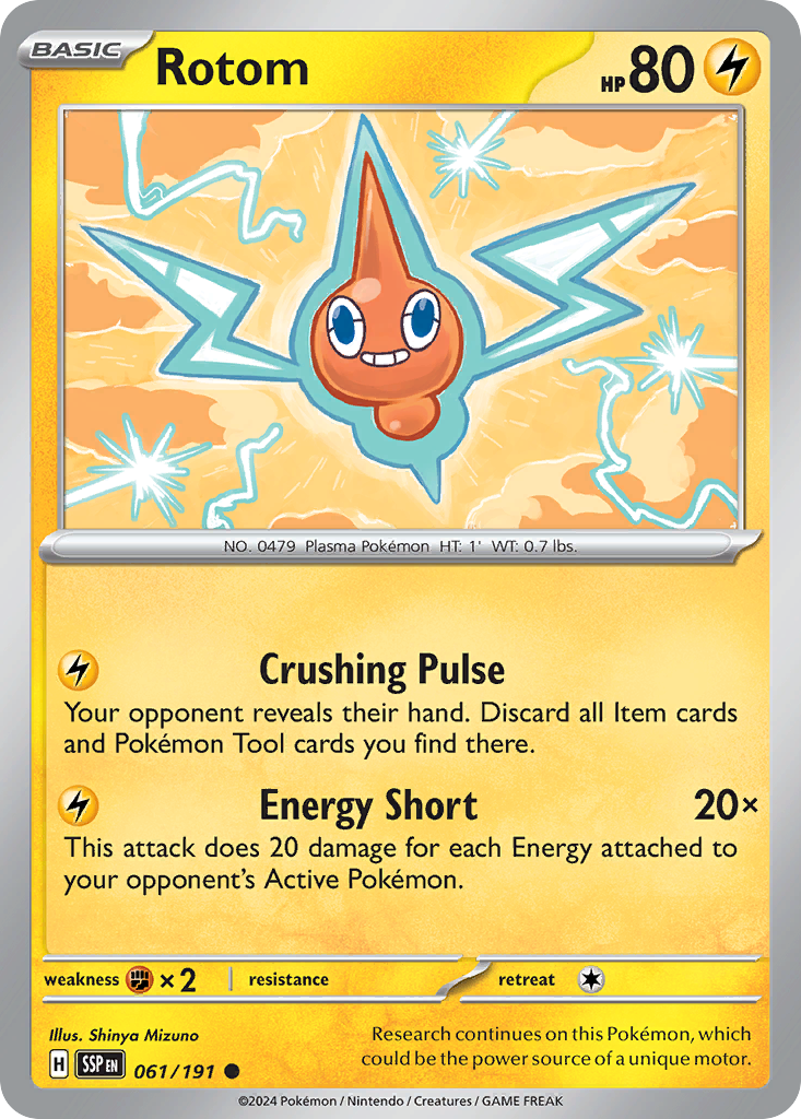 Rotom - 61/191 - Surging Sparks SV8 - Common