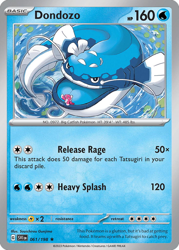 Dondozo - 61/198 - Scarlet & Violet SV1 - Rare