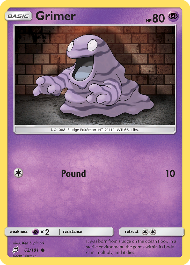 Grimer - 62/181 - Team Up SM9 - Common