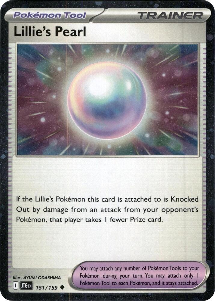 Lillie's Pearl - 151/159 - Cosmos Holo Journey Together SV9 - Uncommon c