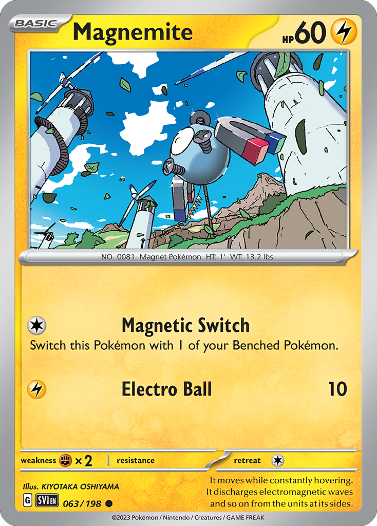 Magnemite - 63/198 - Scarlet & Violet SV1 - Common