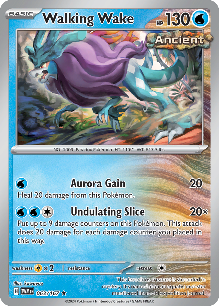 Walking Wake - 63/167 - Twilight Masquerade SV6 - Rare