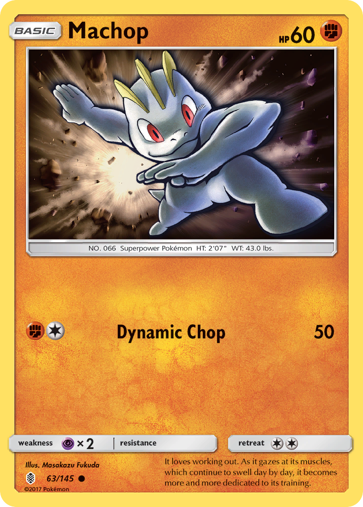 Machop - 63/145 - Guardians Rising SM2 - Common
