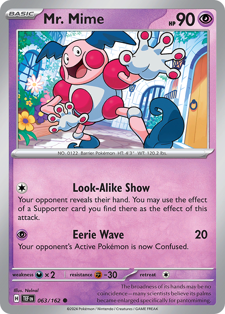 Mr. Mime - 63/162 - Temporal Forces SV5 - Common