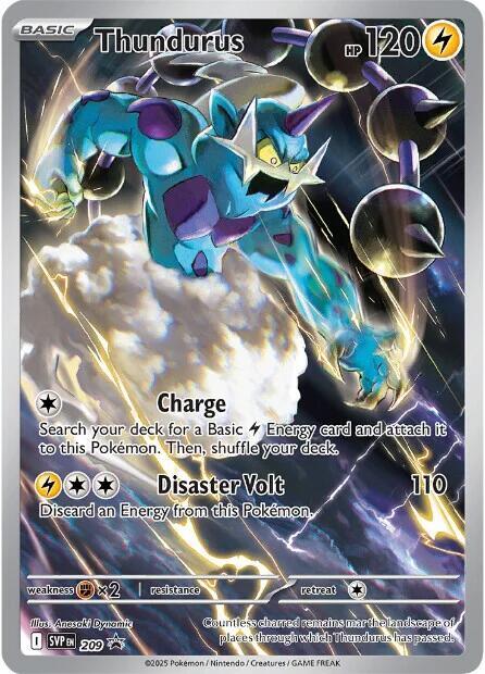 Thundurus - 209 - PROMO Black Bolt ZSV10PT5 - Rare