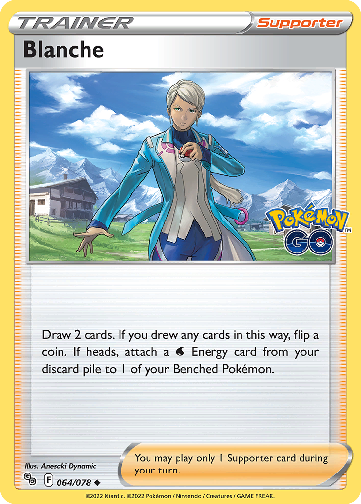 Blanche - 64/78 - Pokémon GO PGO - Uncommon